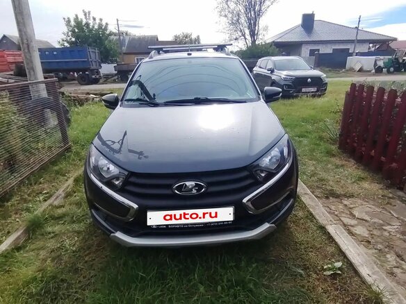 2020 Lada (ВАЗ) Granta Cross I Рестайлинг, серый - вид 2
