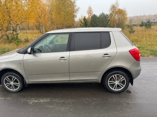 2013 Skoda Fabia II Рестайлинг, бежевый, 600000 рублей, вид 4