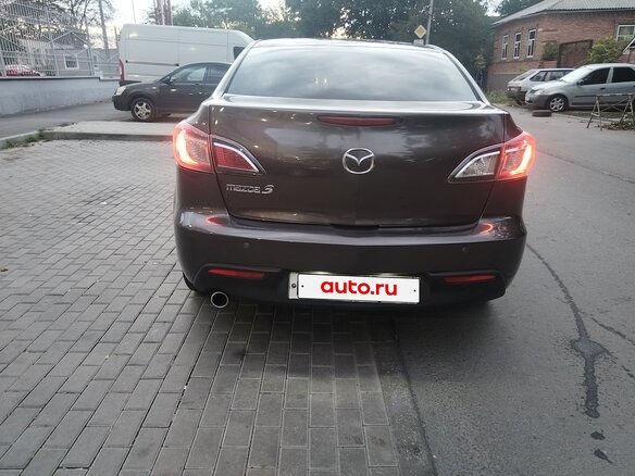 2009 Mazda 3 II (BL), серый, 830000 рублей - вид 4