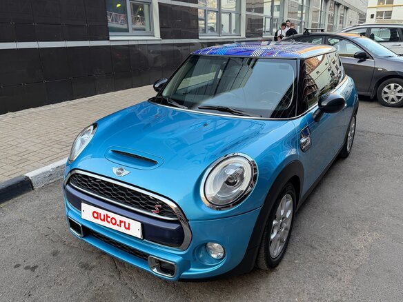 2016 Mini Hatch Cooper S III (F55/F56), голубой - вид 1