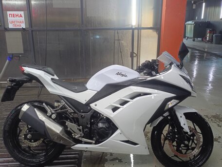 2014 Kawasaki Ninja 300, белый, 360000 рублей, вид 2