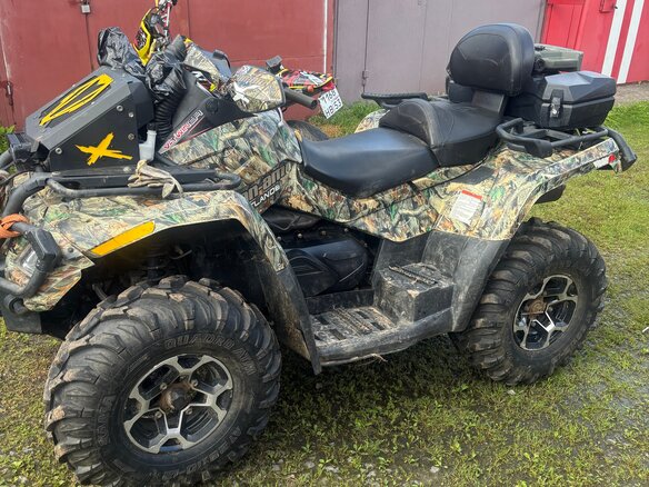 2007 BRP Can-Am Outlander MAX 650, чёрный, 600000 рублей - вид 2