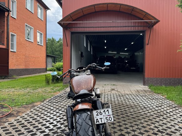 1997 Honda Shadow 750, коричневый, 315000 рублей - вид 3