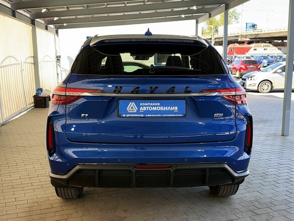 2023 Haval F7 I Рестайлинг, синий - вид 3