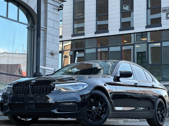 2019 BMW 5 серии 530i xDrive VII (G30/G31/G38), чёрный - вид 5