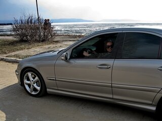 2004 Mercedes-Benz C-Класс 230 II (W203) Рестайлинг, серый, 1150000 рублей, вид 3
