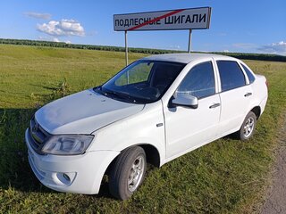 2013 Lada (ВАЗ) Granta I, красный, 129000 рублей, вид 2
