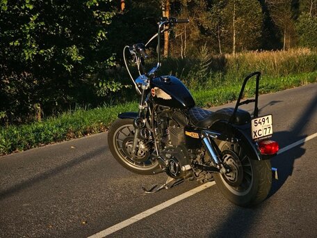 2008 Harley-Davidson Sportster 1200, чёрный, 630000 рублей, вид 4