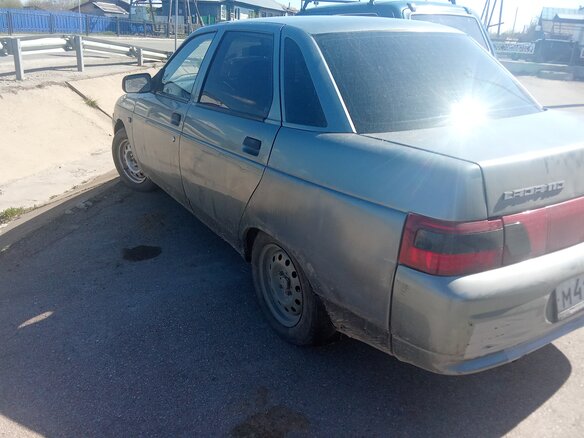 2004 Lada (ВАЗ) 2110, серый, 75000 рублей - вид 4