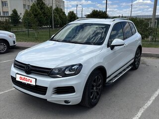 2012 Volkswagen Touareg II, белый, 2500000 рублей, вид 2
