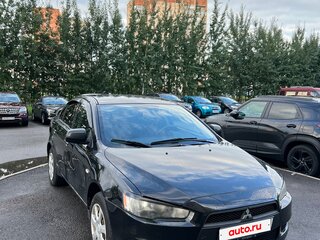 2009 Mitsubishi Lancer X, чёрный, 600000 рублей, вид 3