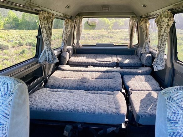 1989 Mitsubishi Delica III, синий, 600000 рублей - вид 15
