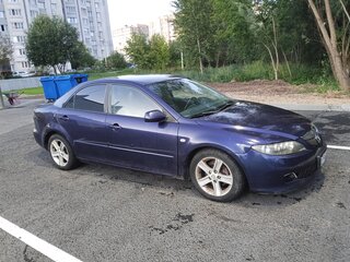 2006 Mazda 6 I (GG) Рестайлинг, синий, 240000 рублей, вид 3