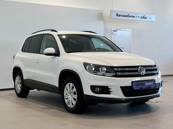 2014 Volkswagen Tiguan I Рестайлинг, белый, 1220000 рублей - вид 2