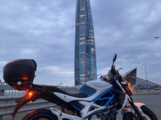 2009 Suzuki SFV 650 Gladius, синий, 370000 рублей, вид 1