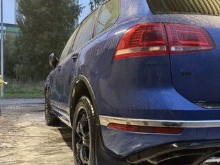 2015 Volkswagen Touareg II Рестайлинг, синий, 3300000 рублей, вид 2