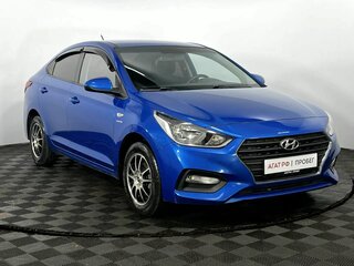 2019 Hyundai Solaris II, синий, 1575000 рублей, вид 4