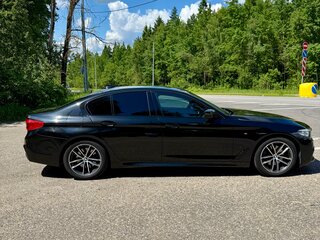 2018 BMW 5 серии 520i VII (G30/G31/G38), чёрный, 2400000 рублей, вид 2