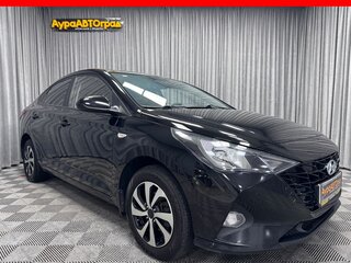 2021 Hyundai Solaris II Рестайлинг, чёрный, 1470000 рублей, вид 1