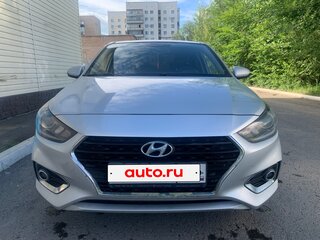 2017 Hyundai Solaris II, серебристый, 1150000 рублей, вид 1