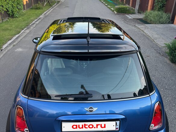 2003 Mini Hatch Cooper S I (R50), синий, 1100000 рублей - вид 8
