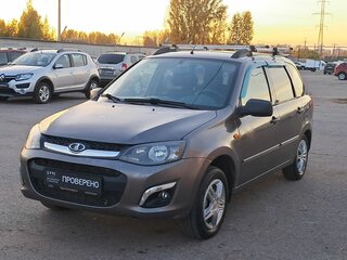 2015 Lada (ВАЗ) Kalina II, коричневый, 300000 рублей, вид 1