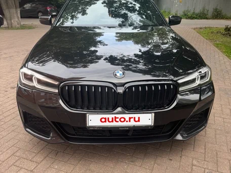 2020 BMW 5 серии 530d xDrive VII (G30/G31/G38) Рестайлинг, чёрный, 7500000 рублей, вид 2