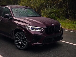 2021 BMW X5 M Competition III (F95), фиолетовый, 11890000 рублей, вид 4