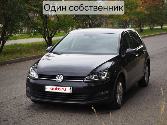 2013 Volkswagen Golf VII, чёрный, 1050000 рублей