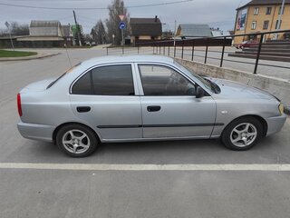 2004 Hyundai Accent ТагАЗ II, серебристый, 375000 рублей, вид 3