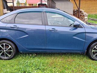 2017 Lada (ВАЗ) Vesta I, синий, 685000 рублей, вид 4