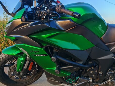 2020 Kawasaki Ninja 1000 SX, зелёный, 1100000 рублей, вид 3