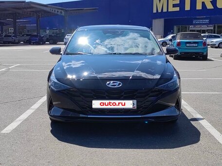 2020 Hyundai Elantra VII (CN7), чёрный, 1740000 рублей, вид 2