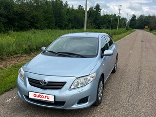 2007 Toyota Corolla X (E140, E150), голубой, 750000 рублей, вид 1