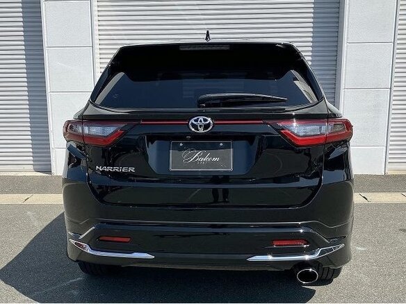 2019 Toyota Harrier III (XU60) Рестайлинг, чёрный - вид 4
