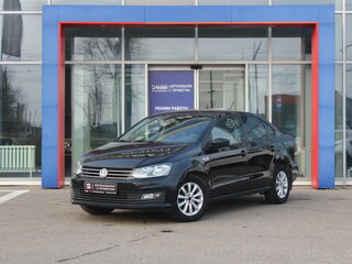 2018 Volkswagen Polo V Рестайлинг, чёрный, 1130000 рублей, вид 1