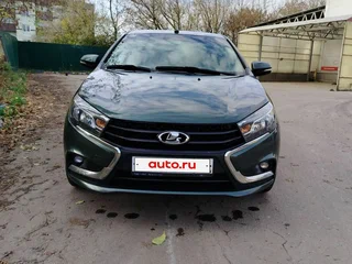 2016 Lada (ВАЗ) Vesta I, зелёный, 850000 рублей, вид 3