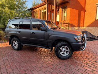 2007 Toyota Land Cruiser 100 Series Рестайлинг 2, чёрный, 1950000 рублей, вид 3