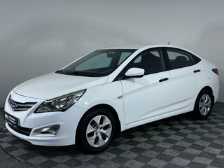 2015 Hyundai Solaris I Рестайлинг, белый, 950000 рублей, вид 1