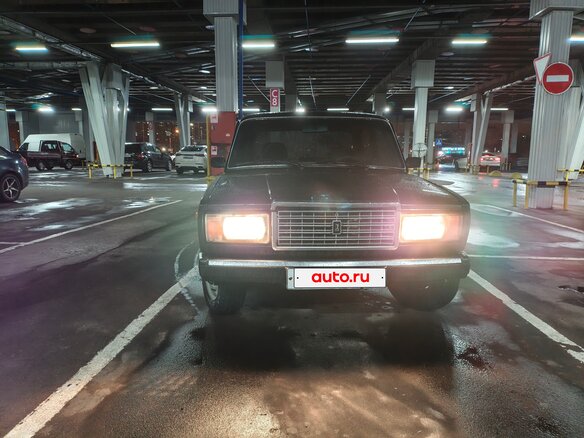 2012 Lada (ВАЗ) 2107, чёрный, 155000 рублей - вид 1