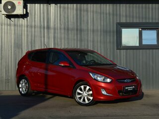 2012 Hyundai Solaris I, красный, 869999 рублей, вид 3