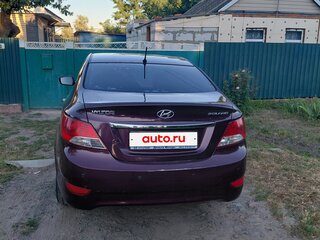 2011 Hyundai Solaris I, фиолетовый, 550000 рублей, вид 5