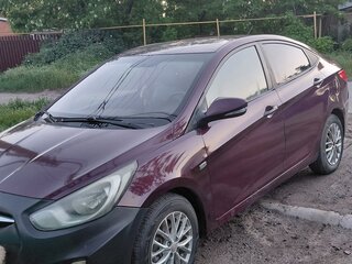 2011 Hyundai Solaris I, фиолетовый, 550000 рублей, вид 2