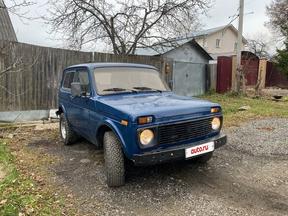 1999 Lada (ВАЗ) 2121 (4x4) I Рестайлинг, синий, 150000 рублей - вид 3