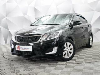 2013 Kia Rio 5-speed III, чёрный, 865000 рублей, вид 1