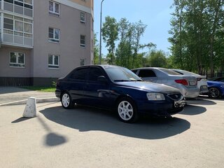 2008 Hyundai Accent ТагАЗ II, синий, 350000 рублей, вид 1