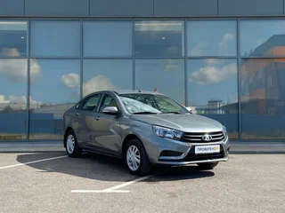 2016 Lada (ВАЗ) Vesta I, серый, 594000 рублей, вид 2