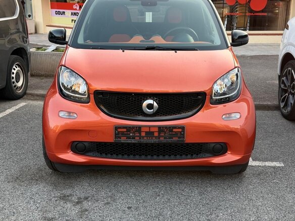 2016 Smart Fortwo III, оранжевый, 2990000 рублей - вид 1