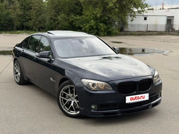 2008 BMW 7 серии 750i V (F01/F02/F04), синий - вид 22