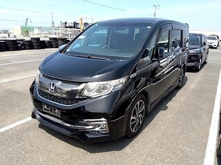 2015 Honda Stepwgn Spada V, чёрный, 1820000 рублей, вид 2